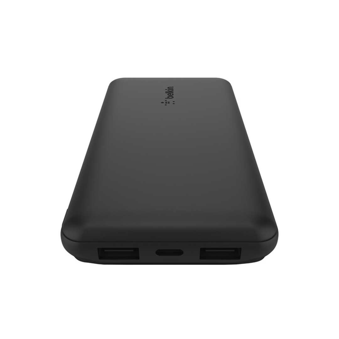 Belkin BoostCharge 10,000mAh 15W with USB-A to USB-C Cable Power Bank - Black in Qatar Belkin BoostCharge 10,000mAh 15W with USB-A to USB-C Cable Power Bank - Black in Qatar